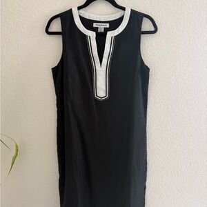 Black and White Sleeveless shift Dress by Tommy Bahama